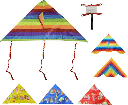Carnavalista Triangular Kite with Tail & Twine 52x115cm 1pcs