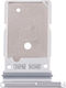 Clappio Compatible SIM Card Tray Galaxy S25 Ultra Dual Nano Silver