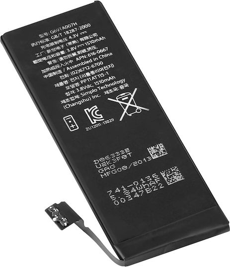 Clappio Replacement Battery Iphone 5c Original Li-ion 1500mah Black