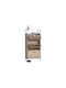 Shoe Organizer Metal-Wood Metalwood-60 3 Doors 1 Shelf Sonoma 63x24x140.5cm MDF Melamine Black Metal Frame