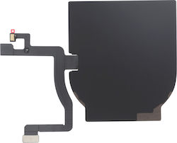 Clappio Iphone 16e Nfc Антена Qi Бобина Интегриран Заден Флаш Лентов Кабел Черен