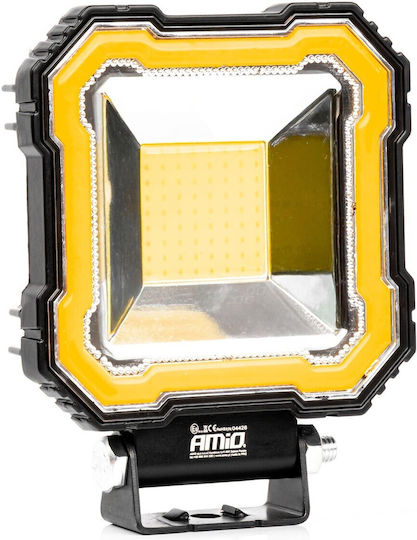 Amio Work Light Led Awl82 Flood 48w 3600lm 6500k Steady Yellow Led Bar – 9–36v 1 Pc 04426/am 04426/am 04426/am