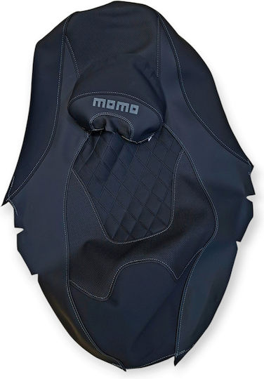 Xmax400 Momo Edition '14 Yamaha Anti-slip Quilted Baklavadoto Seat Cover Grey Stitching Logo