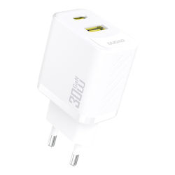 Dudao Зарядно без кабел GaN с USB-A порт и USB-...