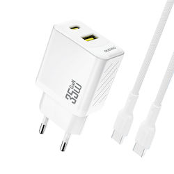 Dudao A27MaxCEU 35W с Кабел USB-C - USB-C