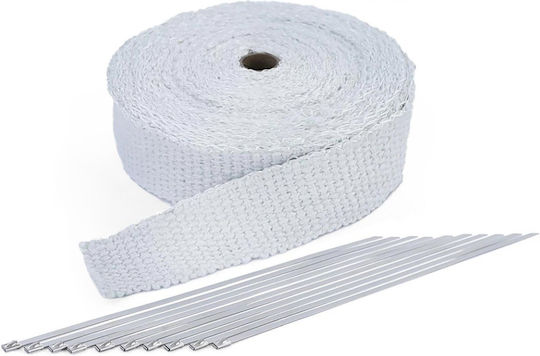 Bandă Termoizolantă Ceramică Pentru Eșapamente Până La 1300°C 5cm X 15m Cp-29918