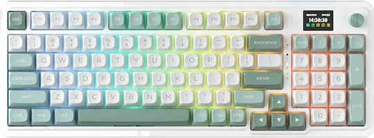 Redragon Redragon Galatin Pro K719WG-RGB-PRO Wireless Gaming Mechanical Keyboard with Custom Linear switches and RGB lighting (International English) Green
