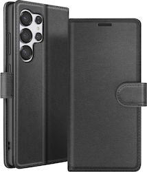 Zanaé Brieftasche Hülle Galaxy S25 Ultra Stand Magnetischer Tab Schwarz