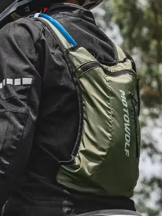 Sac De Hidratare Pentru Motocicletă Motowolf 6l Hydration Backpack Water Bladder Kaki