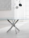Table Dining Room with Glass Surface 120x80x75cm
