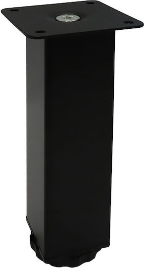 Gian Metal Furniture Leg 10cm Black N55-10-BLCK