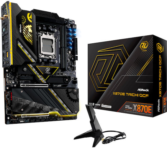 ASRock X870E Taichi OCF Wi-Fi Motherboard ATX with AMD AM5 Socket