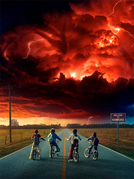 Poster Stranger Things Welcome To Hawkins Mv308 50cm X 70cm