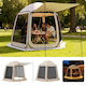 Vevor Summer Camping Tent Beige For 8 People 303x265x230cm