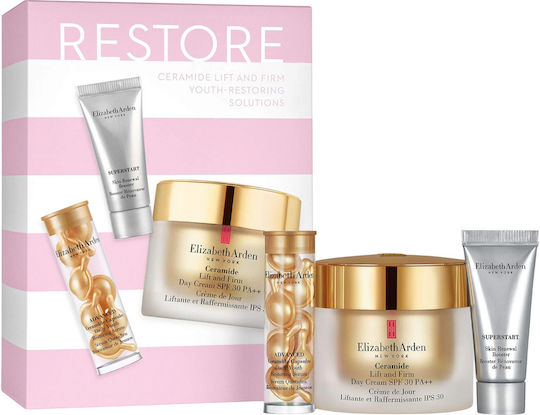 Elizabeth Arden Restore Ceramide Lift & Firm Youth Restoring Solutions Σετ Περιποίησης για Ενυδάτωση 7τμχ