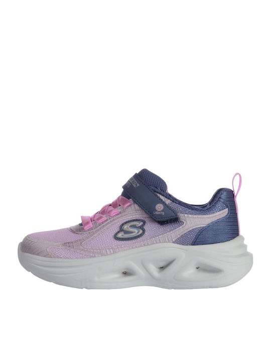 Skechers Glow Kinder Sneakers mit Klettverschlu...