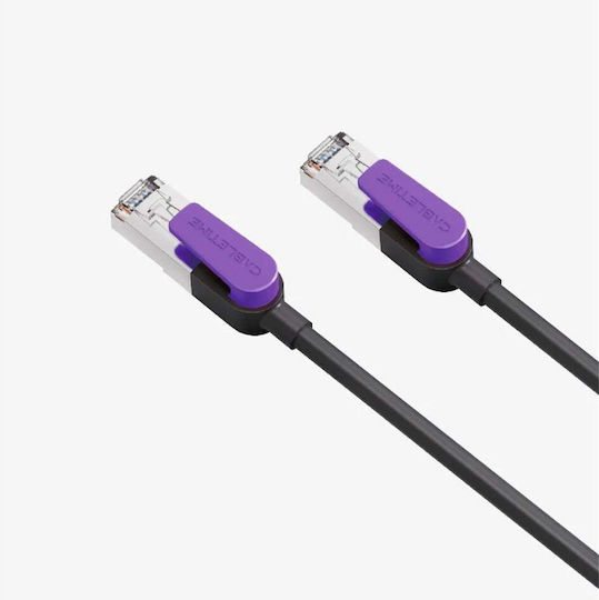 Cabletime U/FTP (STP) Cat.8 (40Gbps) Καλώδιο Δικτύου Ethernet 15m Μαύρο
