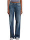 Women's Jean Trousers Dark Aged Denim