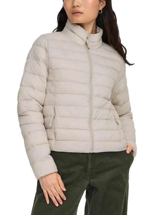 Only Jachetă Puffer Beige
