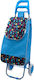 Plastic Coș de cumpărături Pliabil Albastru 34x27x96cm