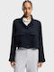 Boss Women's Crepe Blazer Dark Blue