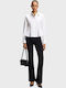 Emperor Women's Long Sleeve Shirt White