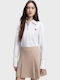 Erselia Women's Long Sleeve Shirt White