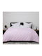 Pucioasa Husă de pătură De Lână Single 160x210cm Roz 400 g/mp²Gsm