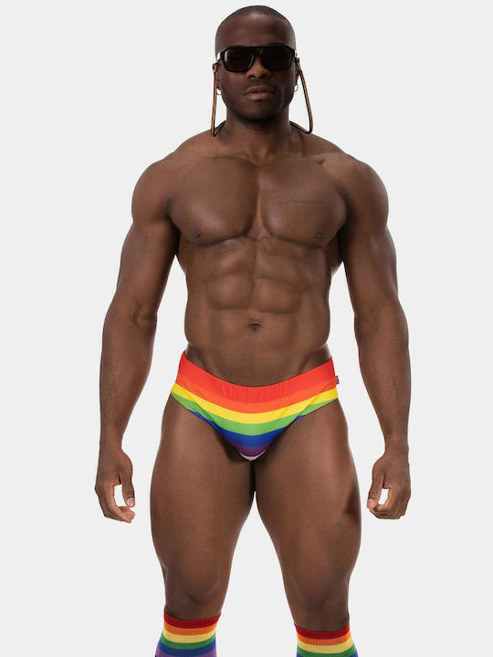 Barcode Berlin Ανδρικό Μαγιό Slip Rainbow - Πολύχρωμο