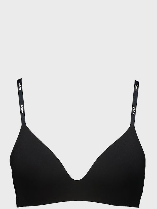 Hugo Bralette Logo Trims Original Black Εσώρουχα Female Black 50557277-001
