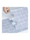 3d Pvc Self-adhesive Wall Tile Stickers 30.5x30.5 Cm 10 Pcs Gray