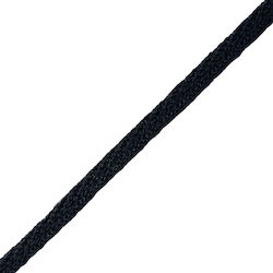 Bandă Textilă Herringbone Bumbac Albastru Închis 0.3cm
