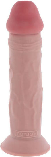 Get Real Deluxe Glass Dildo With Suction Cup Flesh