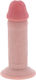 Get Real Deluxe Glass Dildo With Suction Cup Flesh
