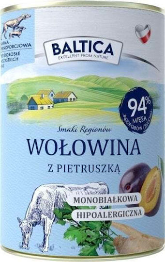 Baltica Υγρή Τροφή Σκύλων με Βοδινό και Μοσχάρι 400gr