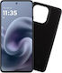 Volte-Tel Black Silicone Back Cover (Moto G86)