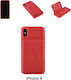 Uniq Accessory Back Cover Leather Red (iPhone X...