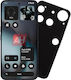 Volte-Tel Hülle Rückseite Silikon Schwarz für Nothing Phone 3