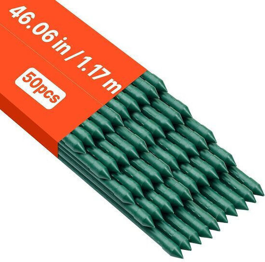 Set 50 Araci Si Suporturi Plante Țeavă Metalică Cu Acoperire Din Plastic Diametru 11 Mm Înălțime 1 17 M Verde Set 50 Araci Si Suporturi Plante Țeavă Metalică Cu Acoperire Din Plastic Diametru 11 Mm Înălțime 1 17 M Verde