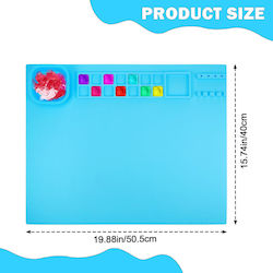 Painting Mat Brush Holder Paint Palette Brush Washing Bowl Painting Mat Brush Holder Paint Palette Brush Washing Bowl