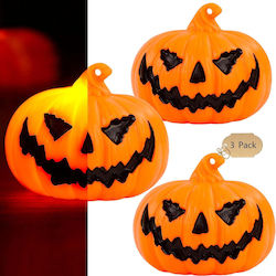 Lămpi Decorative Led Tematică Dovleac Halloween Decorațiune Înfricoșătoare 3 Bucăți