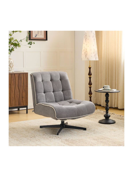 Fl820 Armchair Swivel Brown 71x82x86cm