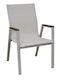 Scaun De Exterior Metalic Alb 24 Bucăți 74x56x90cm