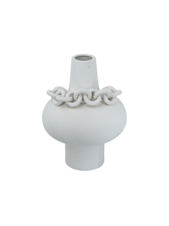 Artekko Decorative Vase Candia White 31x31x40cm