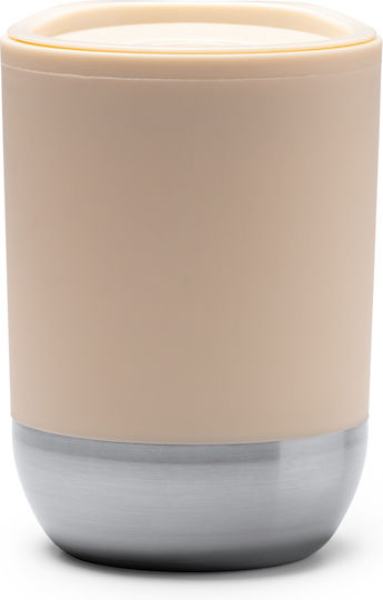 Linde Mug Metallic with Lid Beige 290ml