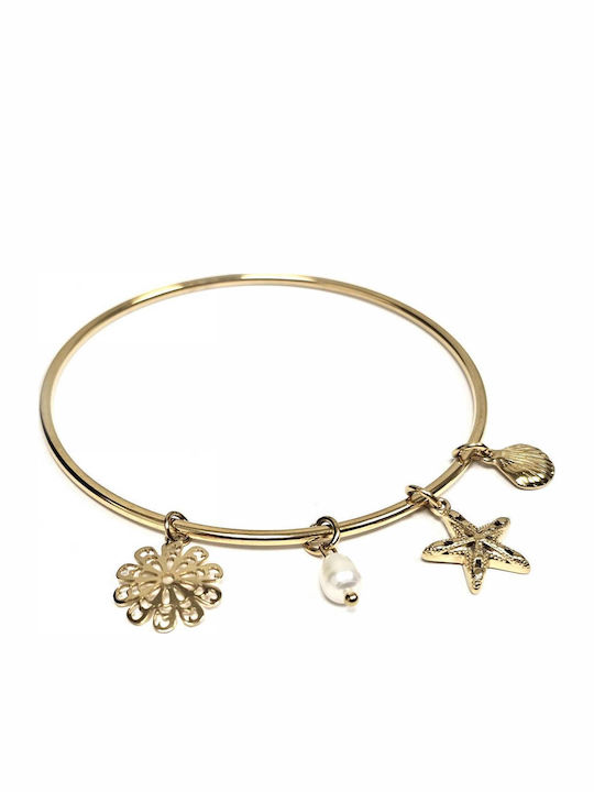 Karma Gifts Damen Armband aus Stahl Vergoldet