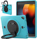 Case Ipad 9 8 7 10.2” Stand Shoulder Strap Turquoise