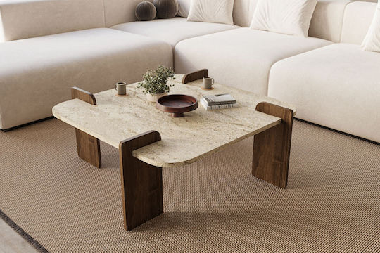 Central Brown Coffee Table