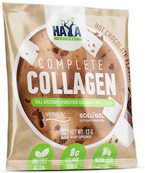 Haya Labs Vollständiges Kollagen Typen I II & III Solugel & Verisol Sachet Schokolade 13gr
