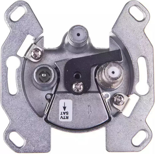 Berker One Latform Механизъм Контакт ТВ-сат-сат Край 53455331